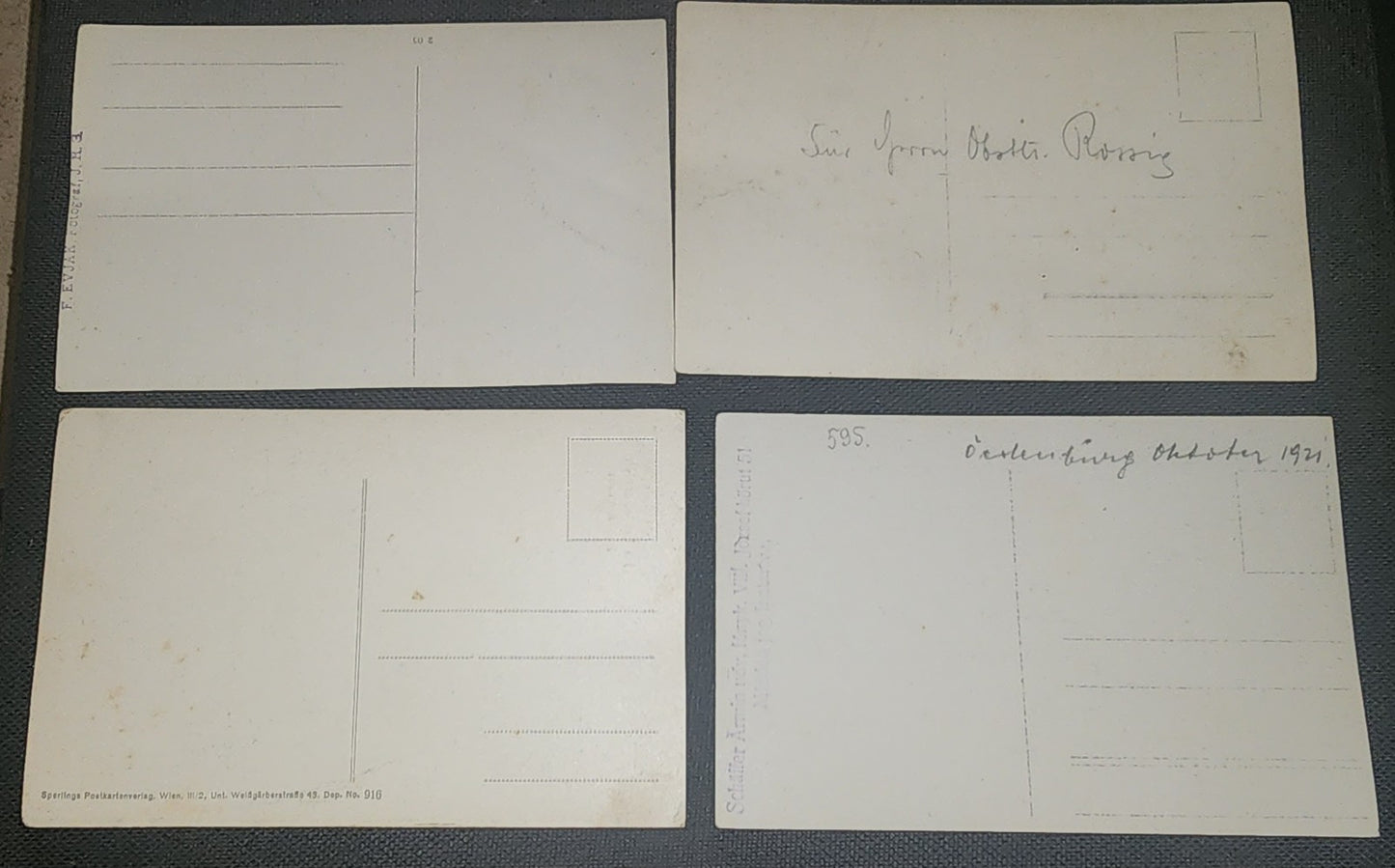 WW1 US Real Photo Postcard Lot of 4- (LT1)