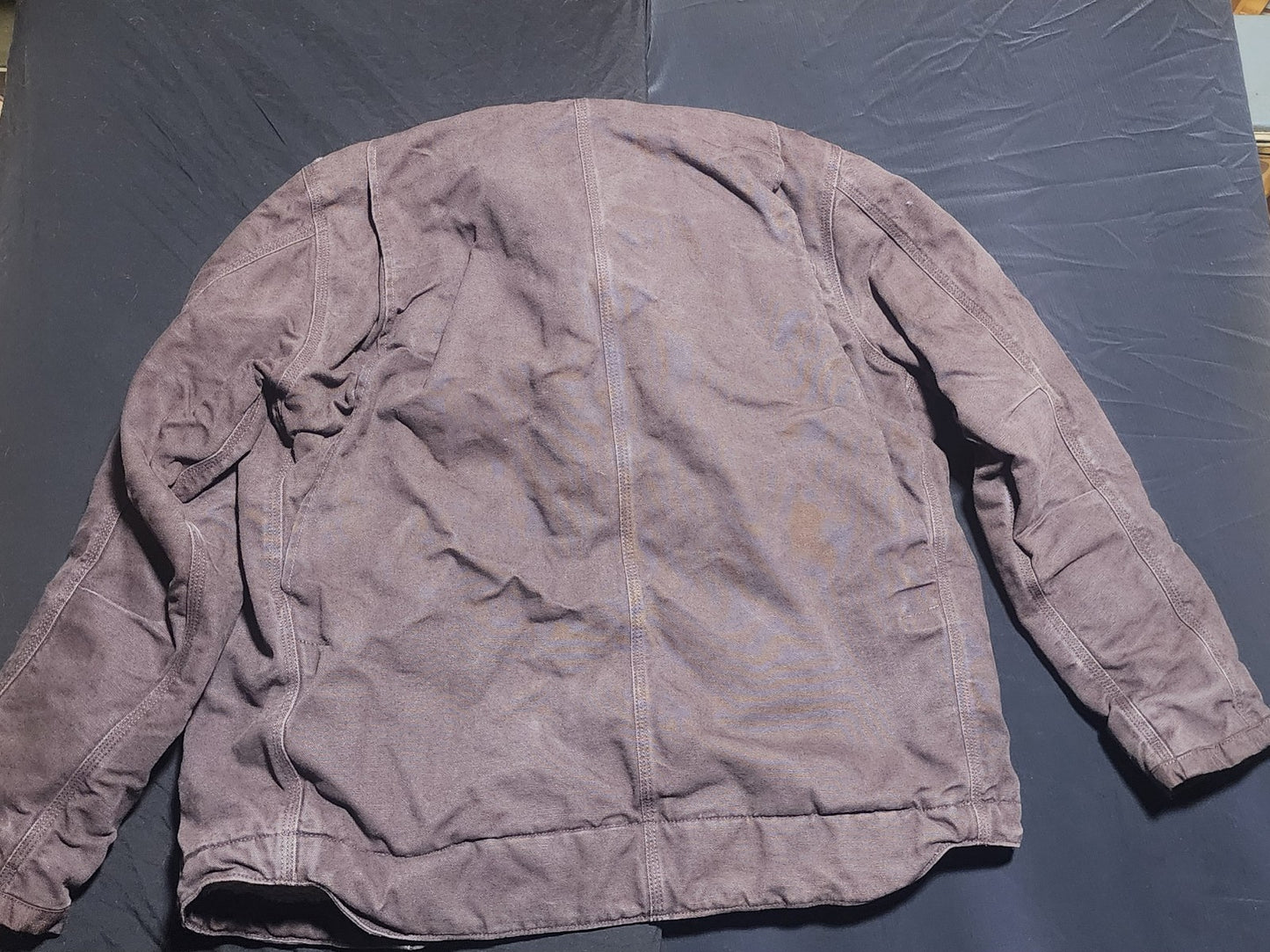 Carhartt Washed Duck Sherpa Lined Size M Relaxed Fit Utility Jacket 0J3826-M