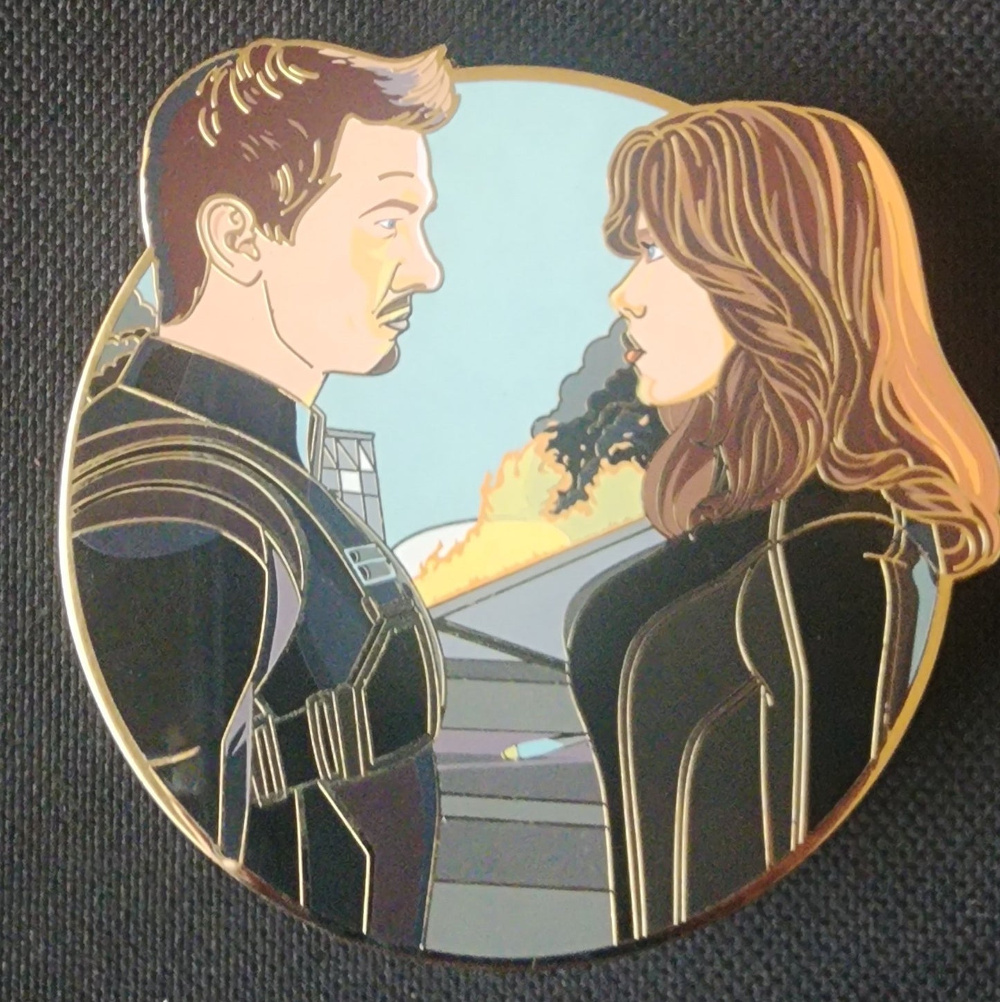 Barton And Ramonoff Marvel Enamel Pin Limited Edition 34/120 By Castle Gang