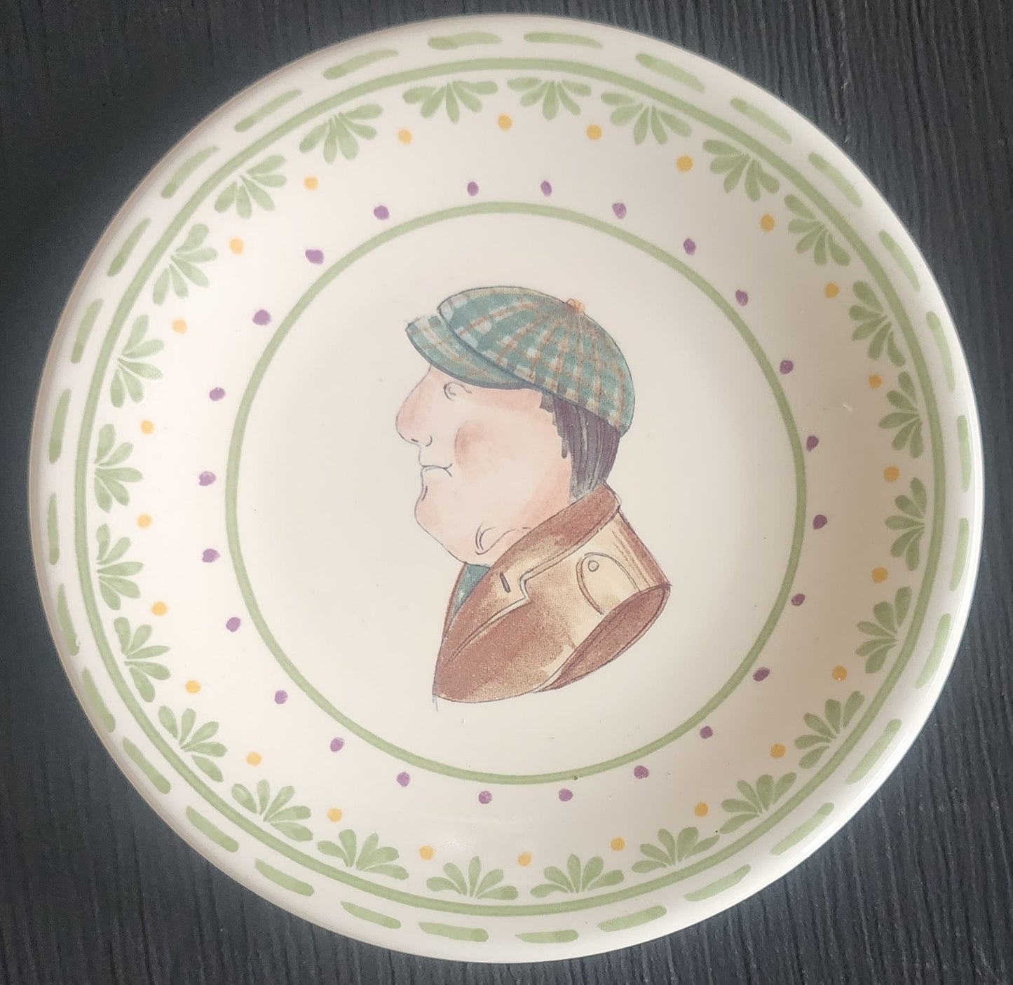 Pfaltzgraff The Circle of Kindness Topsy Turvy 6 1/4" Ceramic Plates - Set of 4