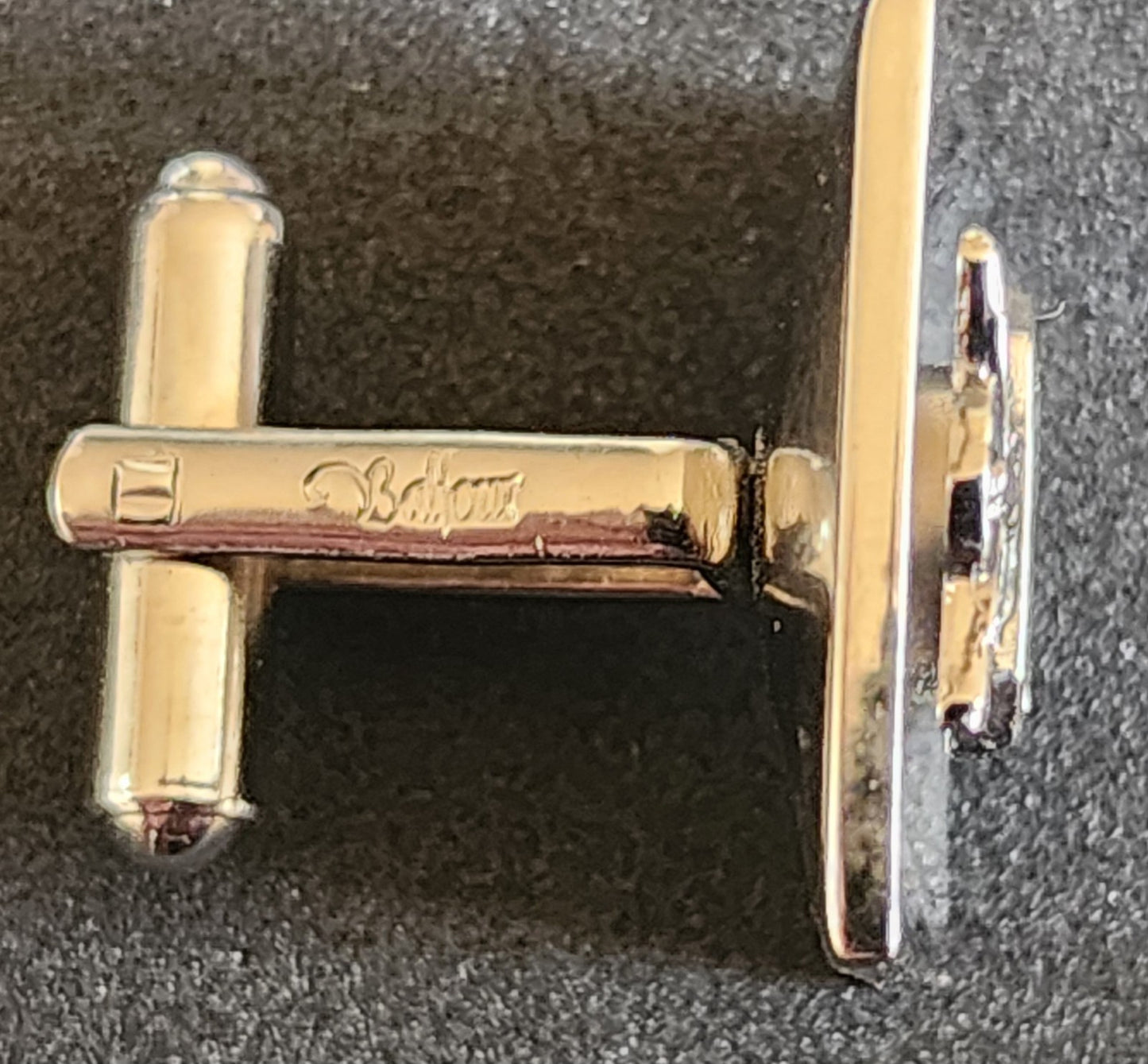 USAF Air Force Vintage Balfour Cufflinks Eagle & Shield + AF Logistics Command