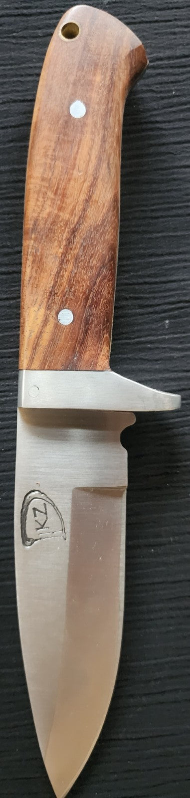 Fixed Blade Kuzach Knife DKZ Made in USA With Leather Sheath