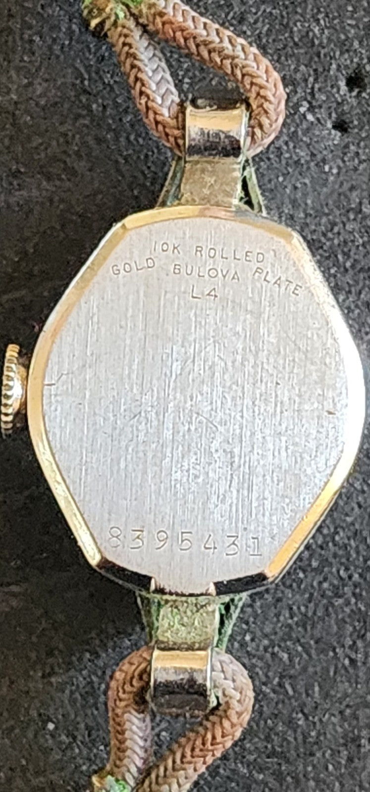 Vintage 1954 Bulova 6BC 17J Ladies Watch 10K RGP Diamond Accents FOR REPAIR L4
