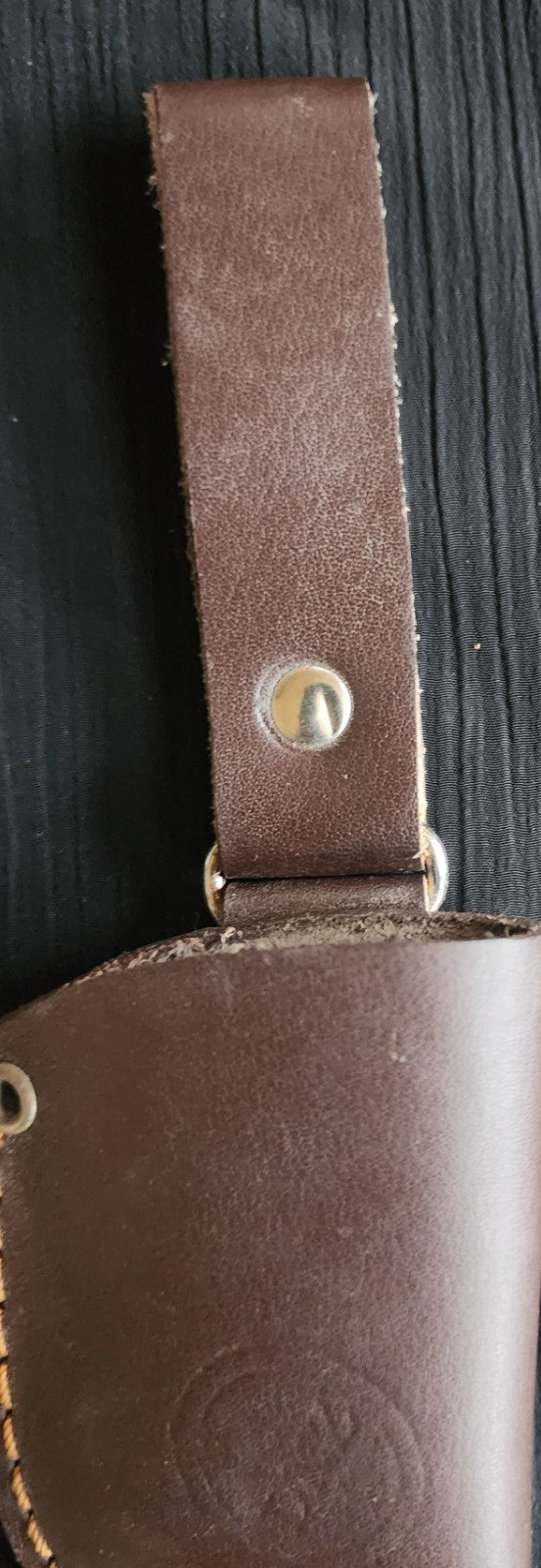 Fixed Blade Kuzach Knife DKZ Made in USA With Leather Sheath