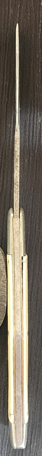 1911-1951 Western States Yellow Handle Coke Bottle 1 Blade Pocket Knife