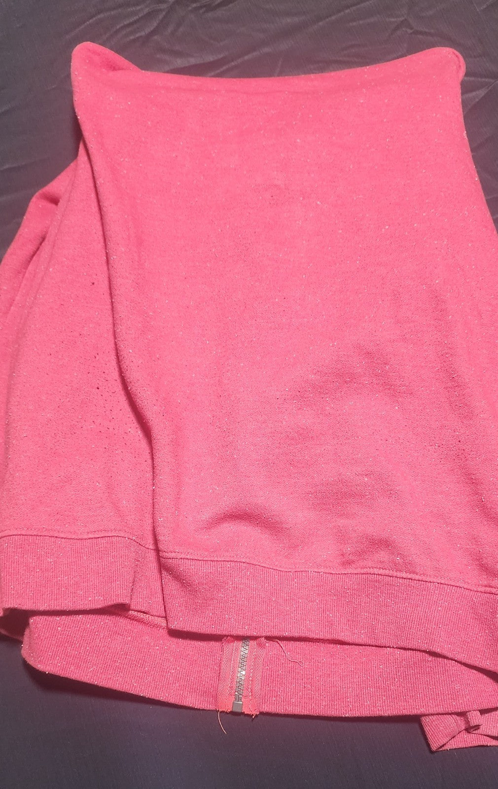 Vintage Enjoy Coca Cola Red Hoodie Zip Pocket Long Sleeve Large M (38-40)