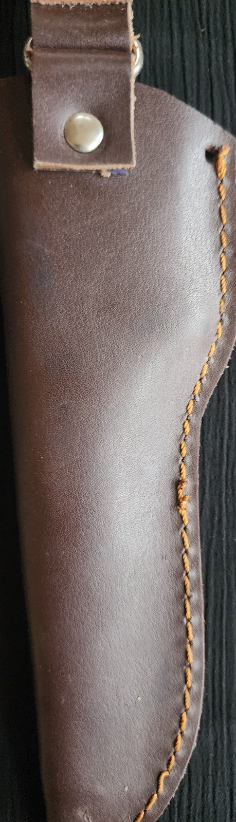Fixed Blade Kuzach Knife DKZ Made in USA With Leather Sheath