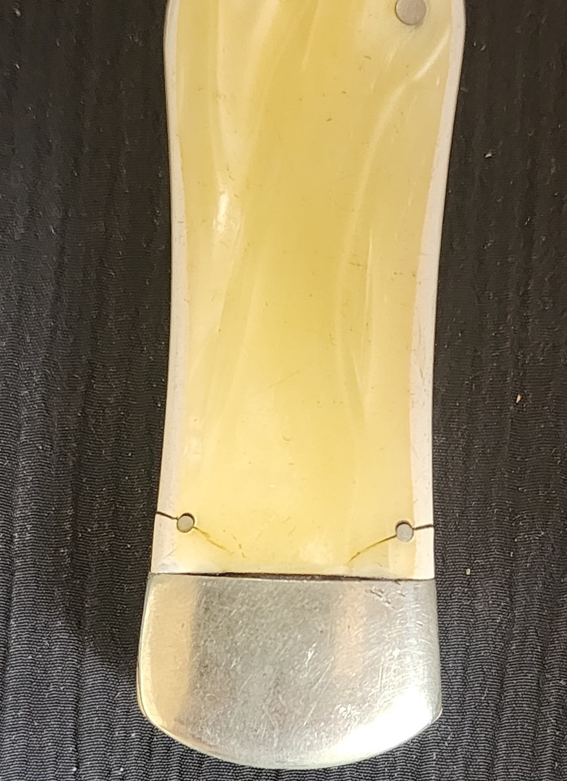 1911-1951 Western States Yellow Handle Coke Bottle 1 Blade Pocket Knife