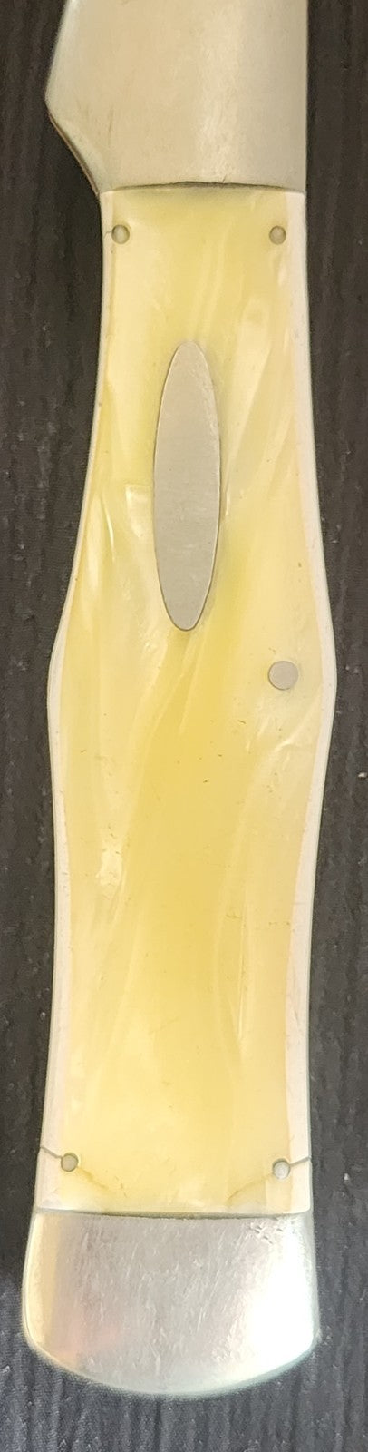 1911-1951 Western States Yellow Handle Coke Bottle 1 Blade Pocket Knife