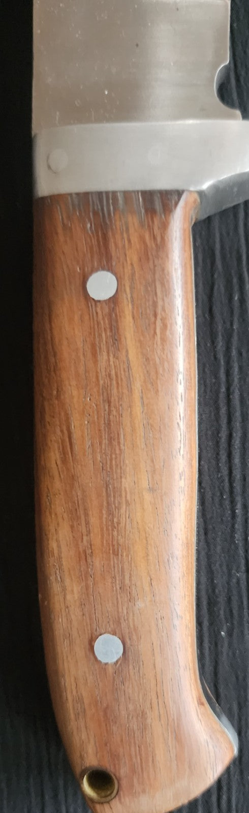 Fixed Blade Kuzach Knife DKZ Made in USA With Leather Sheath