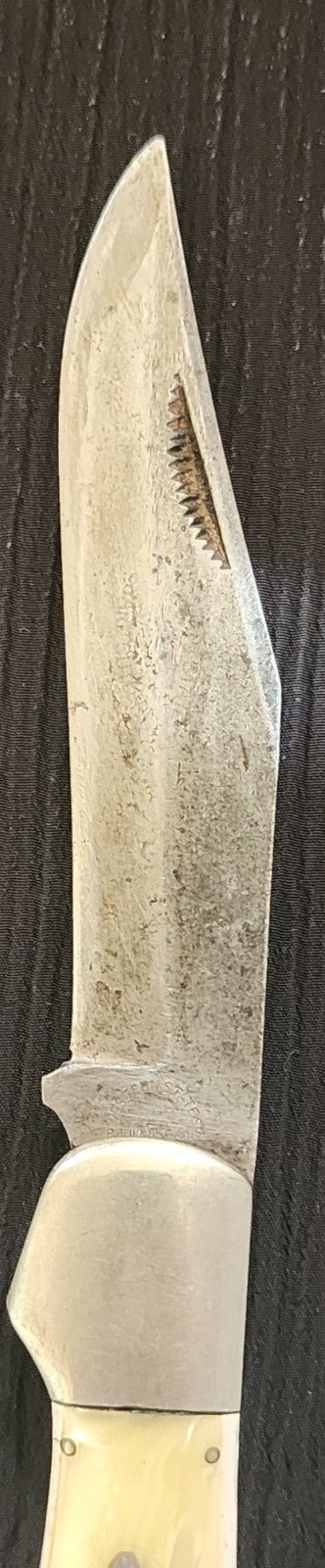 1911-1951 Western States Yellow Handle Coke Bottle 1 Blade Pocket Knife