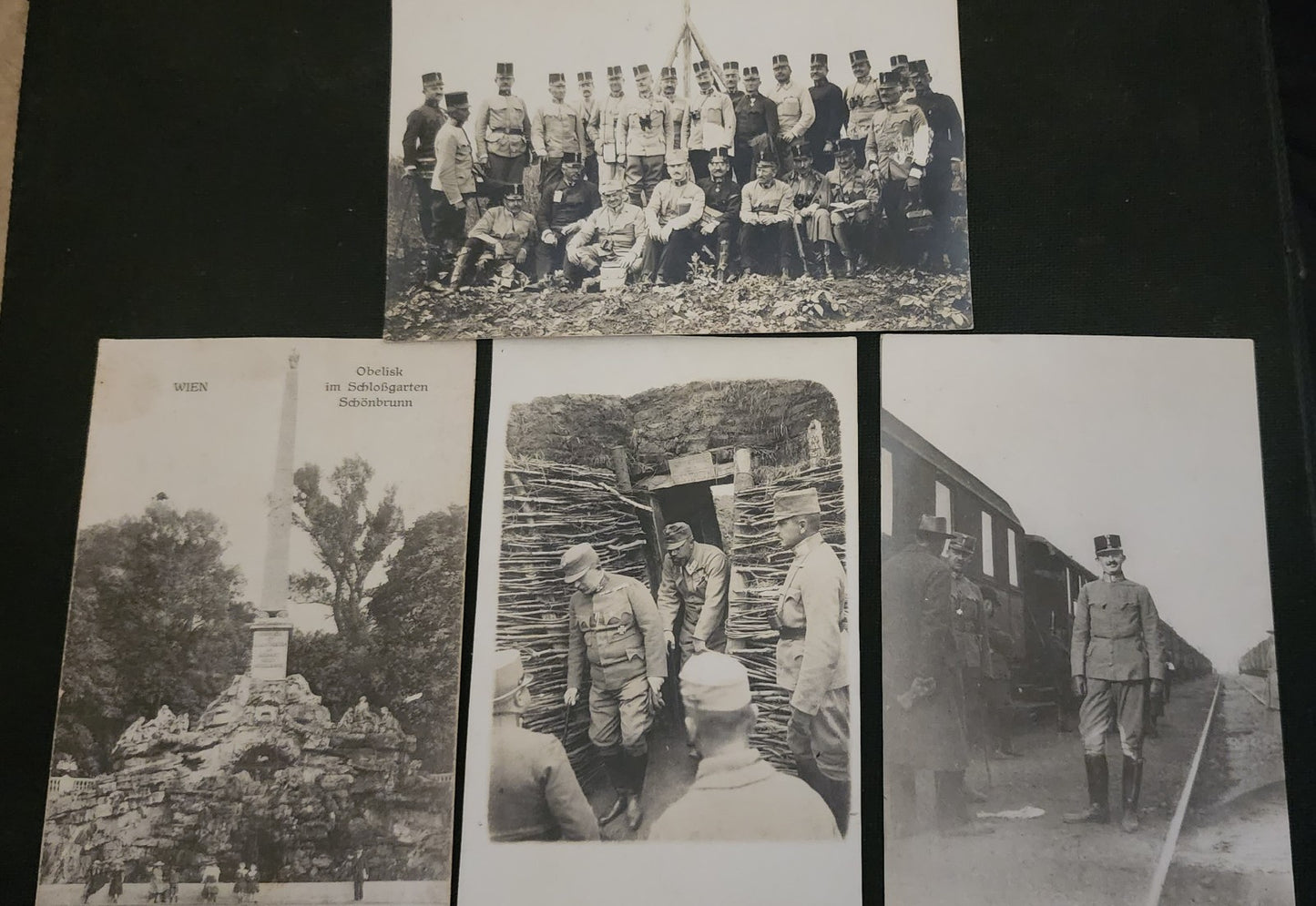 WW1 US Real Photo Postcard Lot of 4- (LT1)