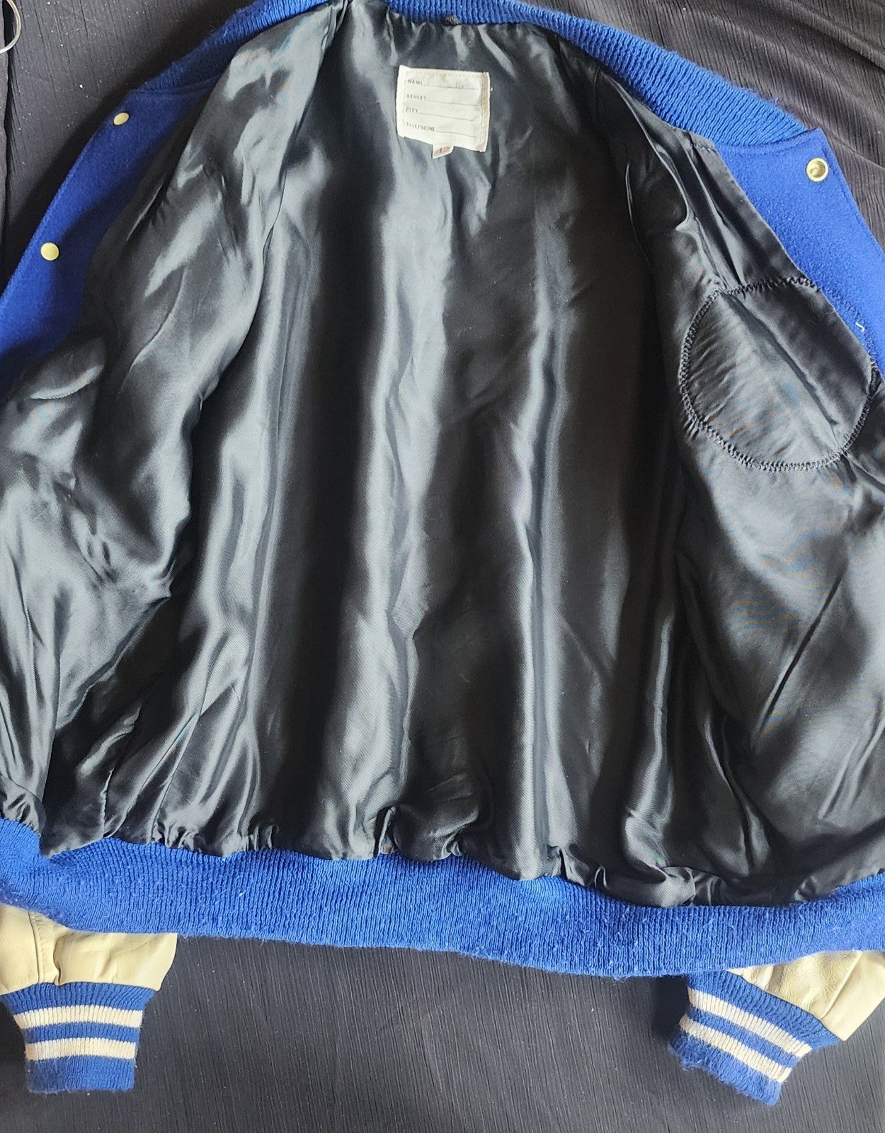 Vintage 1969 varsity letterman style jacket USAF AAC Runner up sz.42