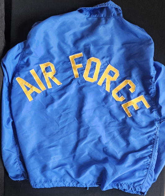 Vintage US Air Force 1968 Championships Windbreaker Jacket Men's Med.