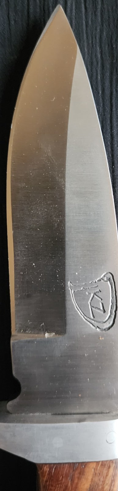 Fixed Blade Kuzach Knife DKZ Made in USA With Leather Sheath