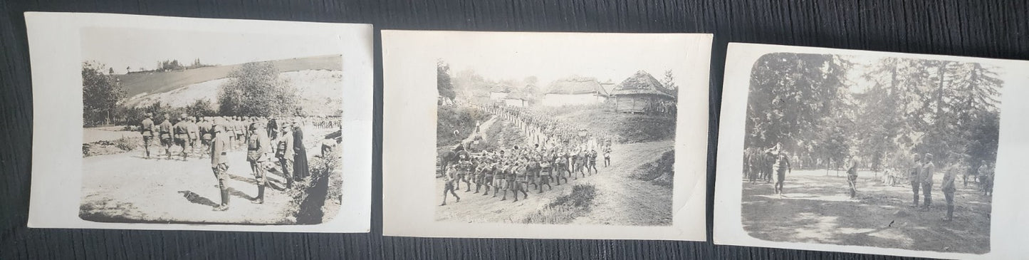 Lot of 14 WW1 Austrian-Hungarian k.u.k. Mostly RPPC Real Photo Postcards USED