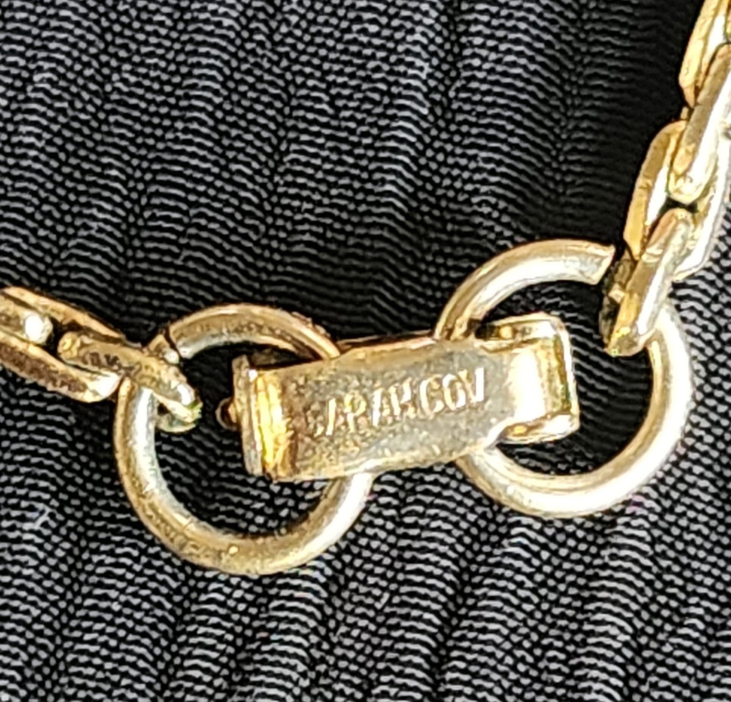 Sarah Coventry Cross Pendant Necklace and Gold Tone Brooch Vintage