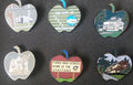 Lot of (6) Limited Edition /100 Twilight Apple Enamel Pins from Xanadu Pins