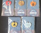 NEW Lot of (5) The Twilight Saga Apple Pins by Xanadu