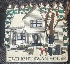 Lot of (3) Twilight Fantasy Pins SWAN HOUSE, Cullen House, Black House by Fandom