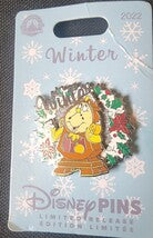 Lot of (2) Limited Edition Disney Pins 2022 Flower and Garden and Winter