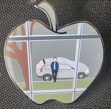 Lot of (6) Limited Edition /100 Twilight Apple Enamel Pins from Xanadu Pins